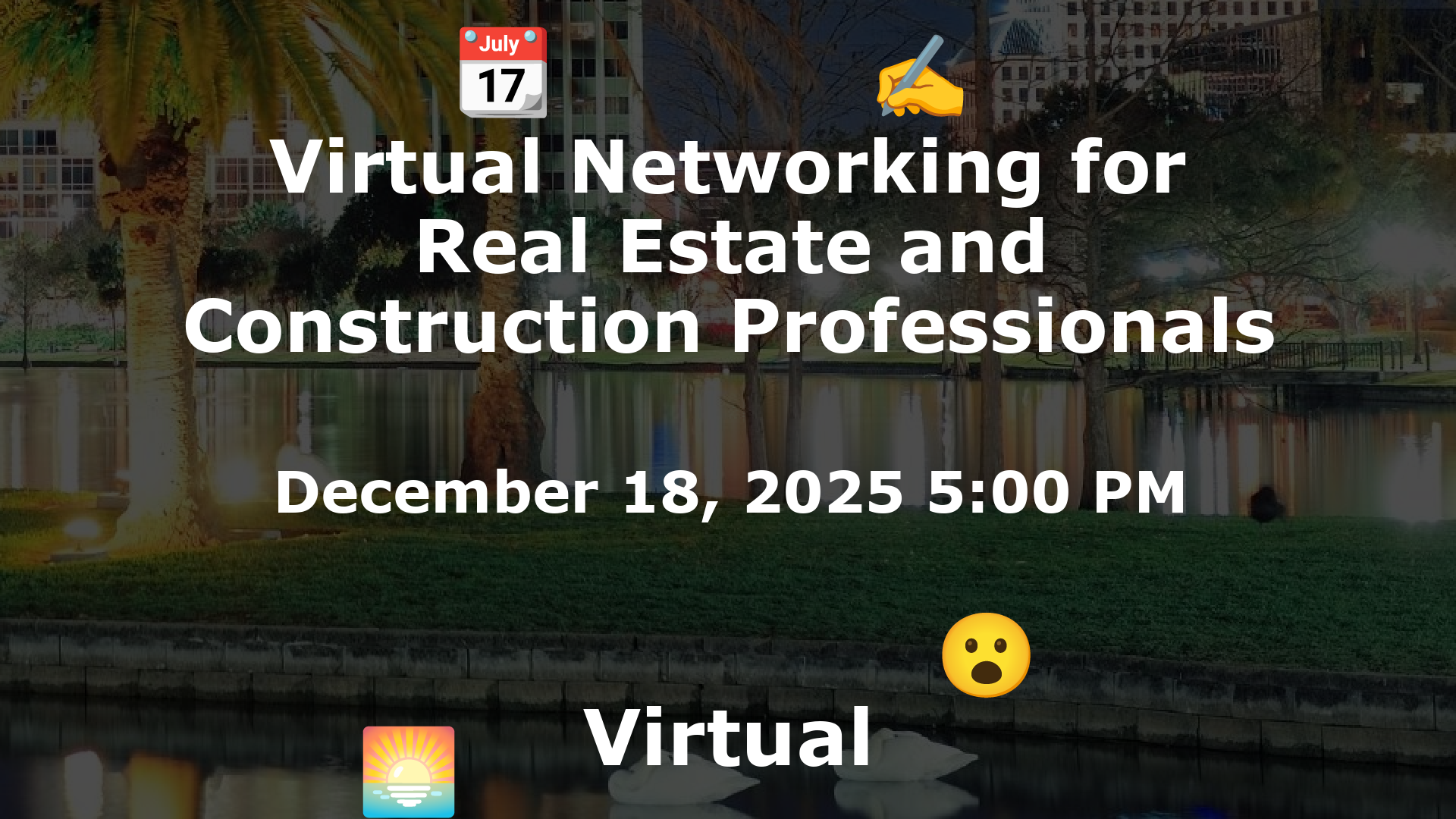 Virtual Networking for Real Estate and Construction Professionals event image